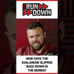 How have the Avalanche slipped back down in the series?