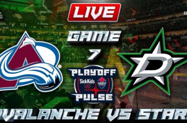 Colorado Avalanche vs Dallas Stars Game 7 LIVE Stream Game Audio | NHL Playoffs Streamcast & Chat
