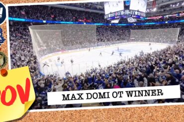 360° POV: Max Domi Overtime Game Winning Goal