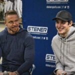 Skjei and Grabner on their memorabilia collections