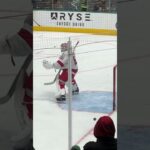 Pyotr Kochetkov looking good in warmups. #GoalieGearSnob #TrueGoalie #CarolinaHurricanes