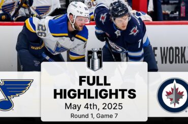 NHL Highlights | Blues vs. Jets | Gm 7 | May 4, 2025