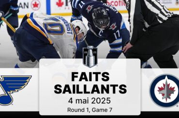 Blues vs Jets, match no 7 | Faits saillants