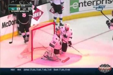 Anze Kopitar 2 goals. San Jose Sharks vs Los Angeles Kings Game 6, Round 1 - 04/28/2014