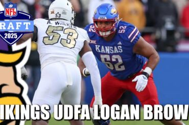 Kansas RT Logan Brown: Minnesota Vikings UDFA Profiles