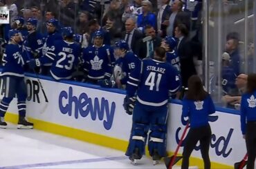 Stolarz Hurt after Bennett hits him high (R2G1 - 5/5/25)