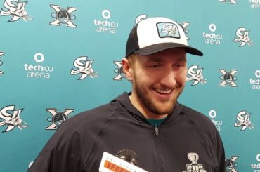 Pavol Regenda Postgame - |Barracuda vs Eagles| AHL| 5.4.25