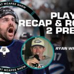 Jets CLOSE OUT series in DOUBLE OT thriller 🤯 + Round 2 playoff look ahead 🏒 | The Pat McAfee Show