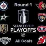 2025 Stanley Cup Playoffs | Round 1 | All Goals