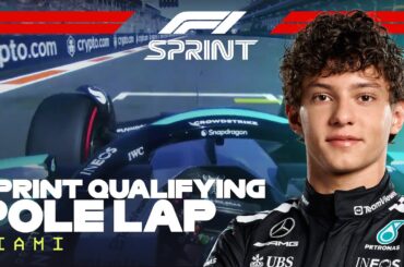 Kimi Antonelli's Sprint Pole Lap | 2025 Miami Grand Prix