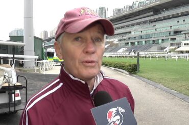 [HKIR 2015] Trackside Interview – John Moore (Trainer of ABLE FRIEND)