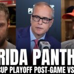 Paul Maurice, Eetu Luostarinen & Sasha Barkov Respond to Anthony Stolarz Injury, GM1 Loss vs. Leafs