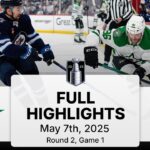 NHL Playoff Highlights | Stars vs. Jets | Gm 1 | May 7, 2025