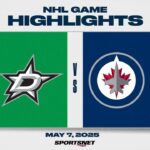 NHL Game 1 Highlights | Stars vs. Jets - May 7, 2025