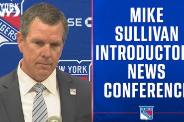 Mike Sullivan New York Rangers Introductory News Conference