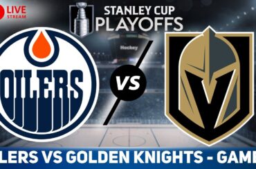 Edmonton Oilers vs Vegas Golden Knights GAME 2 LIVE GAME REACTION & PLAY-BY-PLAY | NHL Live stream