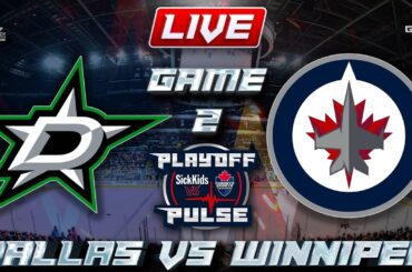 Dallas Stars vs Winnipeg Jets Game 2 LIVE Stream Game Audio | NHL Playoffs Streamcast & Chat