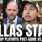 Pete DeBoer, Mikko Rantanen, Jason Robertson & Sam Steel Recap Stars IMPRESSIVE GM1 Win vs. Winnipeg