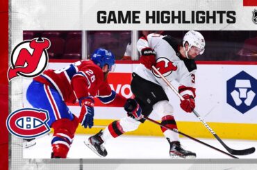 Devils @ Canadiens 2/8/22 | NHL Highlights