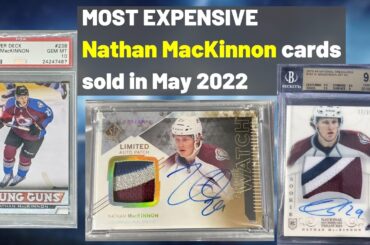 Nathan MacKinnon: Top 10 Most Expensive hockey cards sold in May 2022