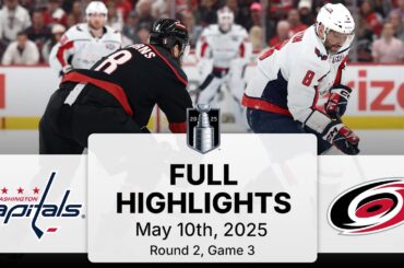 NHL Playoff Highlights | Capitals vs. Hurricanes | Gm 3 | May 10, 2025