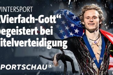 Eiskunstlauf-WM: Ilia Malinin mit atemberaubender Kür | Sportschau