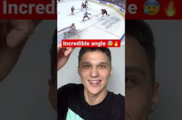 Incredible Angle and Goal from Patric Hornqvist? NHL 2021 highlights! #shorts