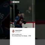 Nazem Kadri wrote this amidst Mikko Rantanen’s playoff tear 👀