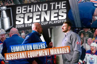 BTS: Follow Oilers Equipment Manager's Day During Game 2 vs. Golden Knights