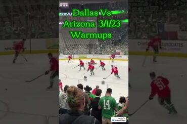 Mexican Heritage Night - Dallas Stars Vs Arizona Coyotes  3/1/23  Warmups -