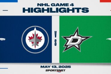 NHL Game 4 Highlights | Jets vs. Stars - May 13, 2025
