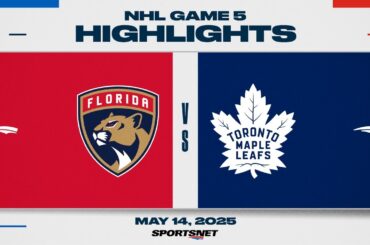 NHL Game 5 Highlights | Panthers vs. Maple Leafs - May 14, 2025