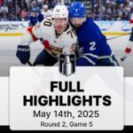NHL Playoff Highlights | Panthers vs. Maple Leafs | Gm 5 | May 14, 2025