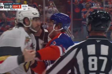 Trent Frederic et Nicolas Hague en viennent aux poings!