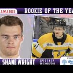 Shane Wright wins CHL Rookie of the Year Award presented by Wawanesa Insurance