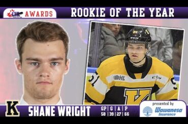 Shane Wright wins CHL Rookie of the Year Award presented by Wawanesa Insurance