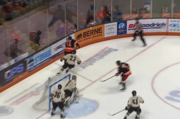 Jack Dugan interview at Komets end-of-season jersey auction 5/13/2025