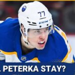 There's JJ Peterka smoke with the Buffalo Sabres, but there may not be a fire