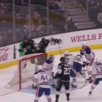 Trevor Lewis Scores on Cam Talbot | Kings Lead Oilers 4-3