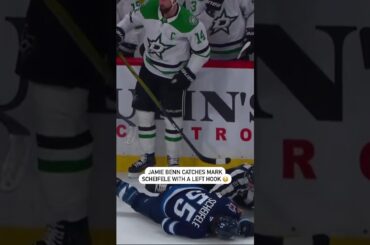 Jamie Benn Drops Mark Scheifele With A Left Hook 💥