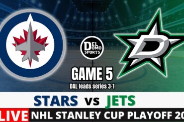 DALLAS STARS VS WINNIPEG JETS 🏒 NHL Playoffs 2025 Game 5 - Scoreboard & Play-by-Play