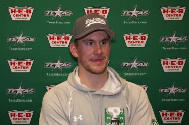 Texas Stars Overtime Hero Cameron Hughes Talks Upcoming Series Against The Milwaukee Admirals