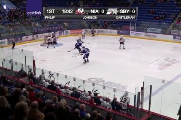 Adam Ruzicka 13th goal in season Sudbury Wolves (OHL) 18/19