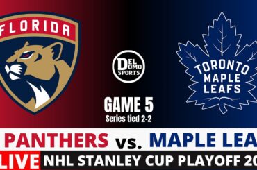 FLORIDA PANTHERS VS TORONTO MAPLE LEAFS 🏒 NHL Playoff 2025 Game 5 - Scoreboard & Play-by-Play