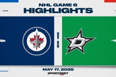 NHL Game 6 Highlights | Jets vs. Stars - May 17, 2025
