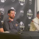 Bandits coach John Tavares discusses a 12-10 win against Saskatchewan