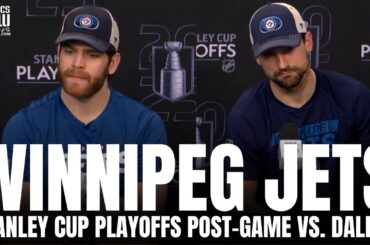 Adam Lowry & Neal Pionk EMOTIONAL Reaction to Playing for Mark Scheifele, Jets Series Loss vs. Stars