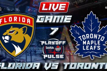 Florida Panthers vs Toronto Maple Leafs Game 7 LIVE Stream Game Audio | NHL Playoffs Gamecast & Chat