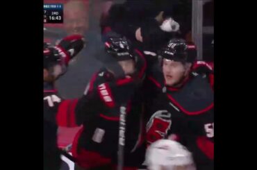 Eric Robinson makes it 3-0 in the third! 😳CAROLINA!!! #StanleyCup