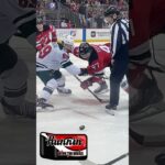 Paul Cotter NJ Devils Faceoff FROM THE GLASS #njdevils #shorts #shortsvideo #short #shortvideo